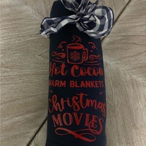 Port Authority Festive Navy and Red Blanket